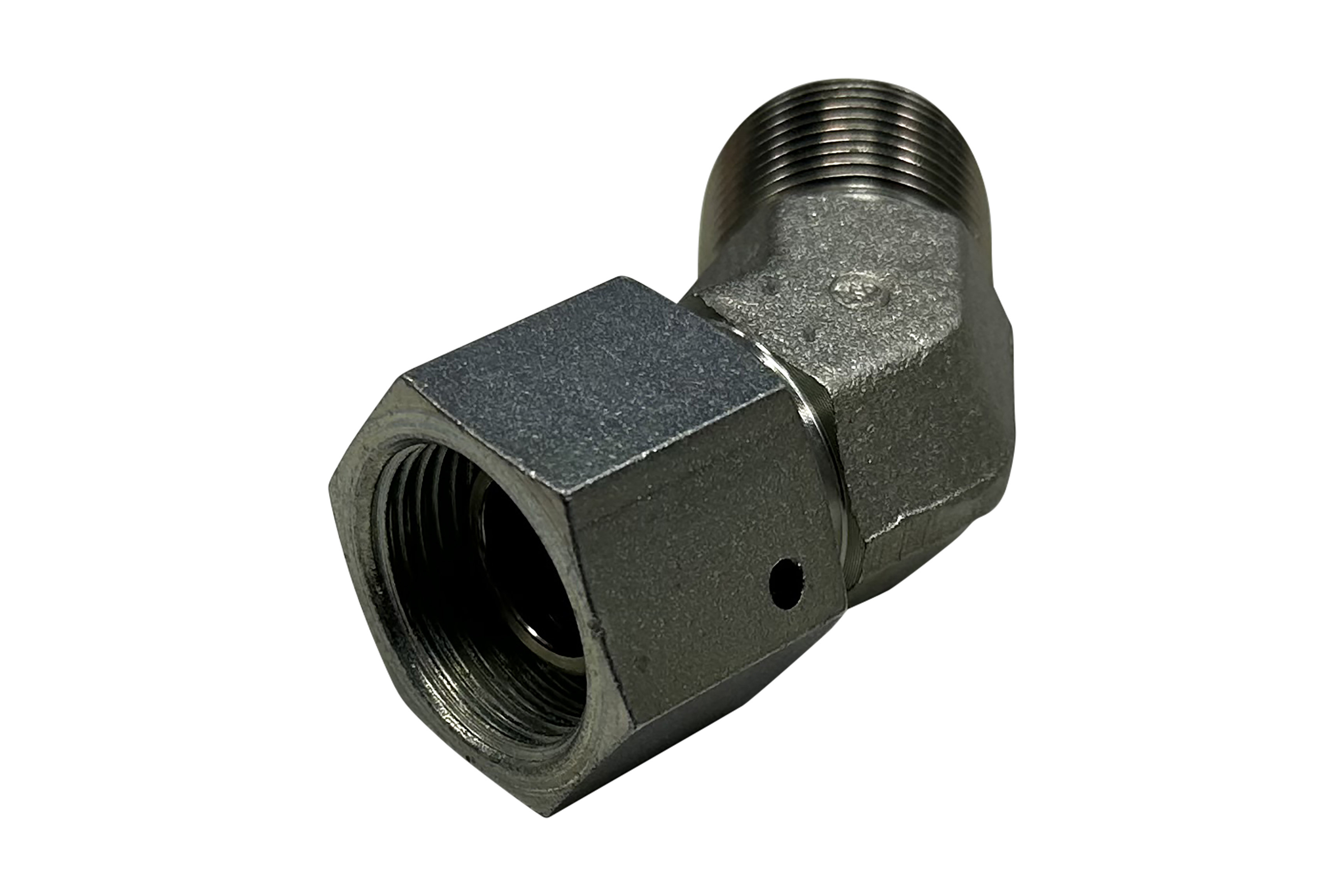 Einstellbarer Winkelstutzen 45°
bds. 1''BSP