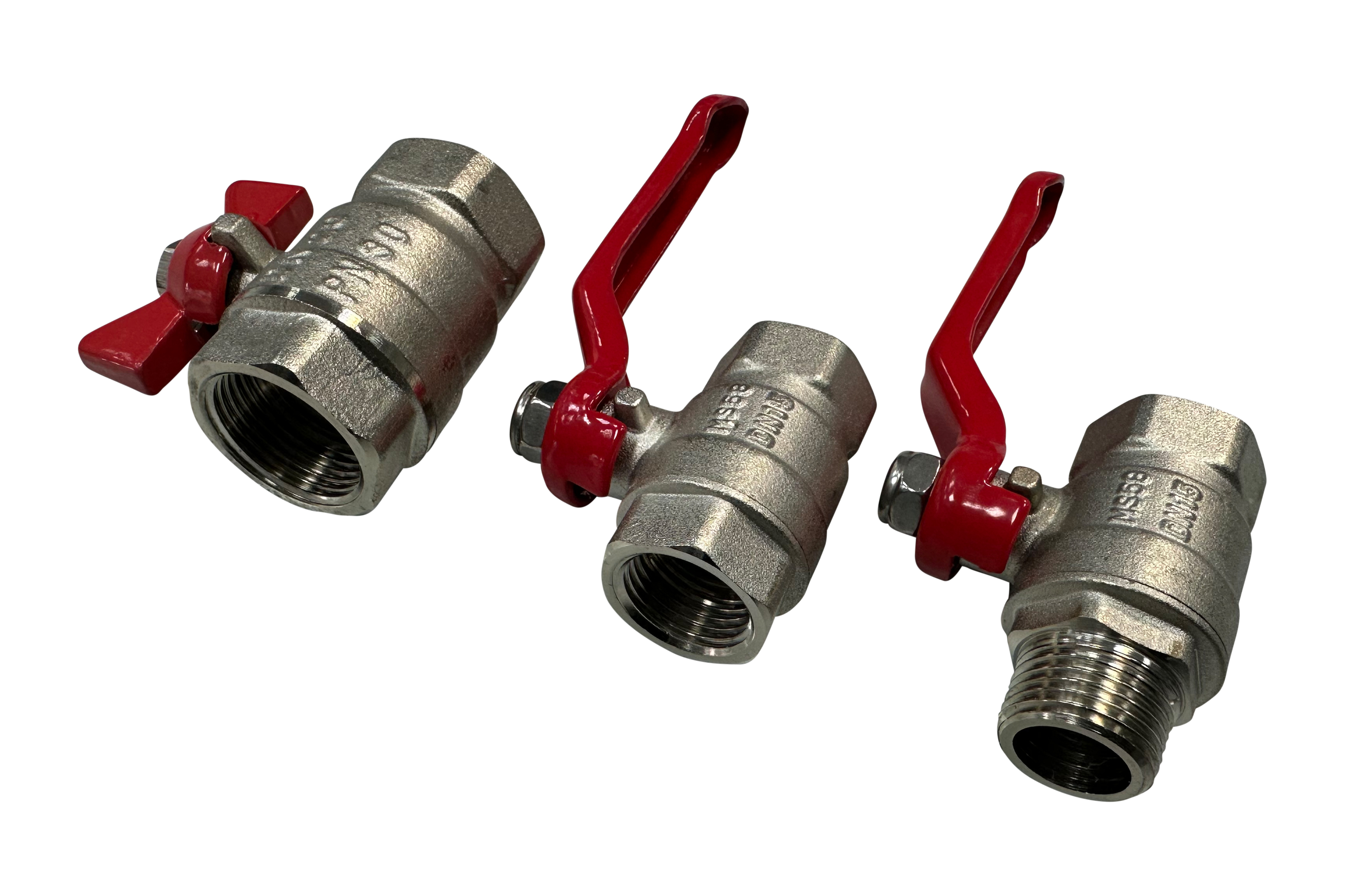 Kugelhähne 2-teilig, voller Durchgang, kurze Bauform