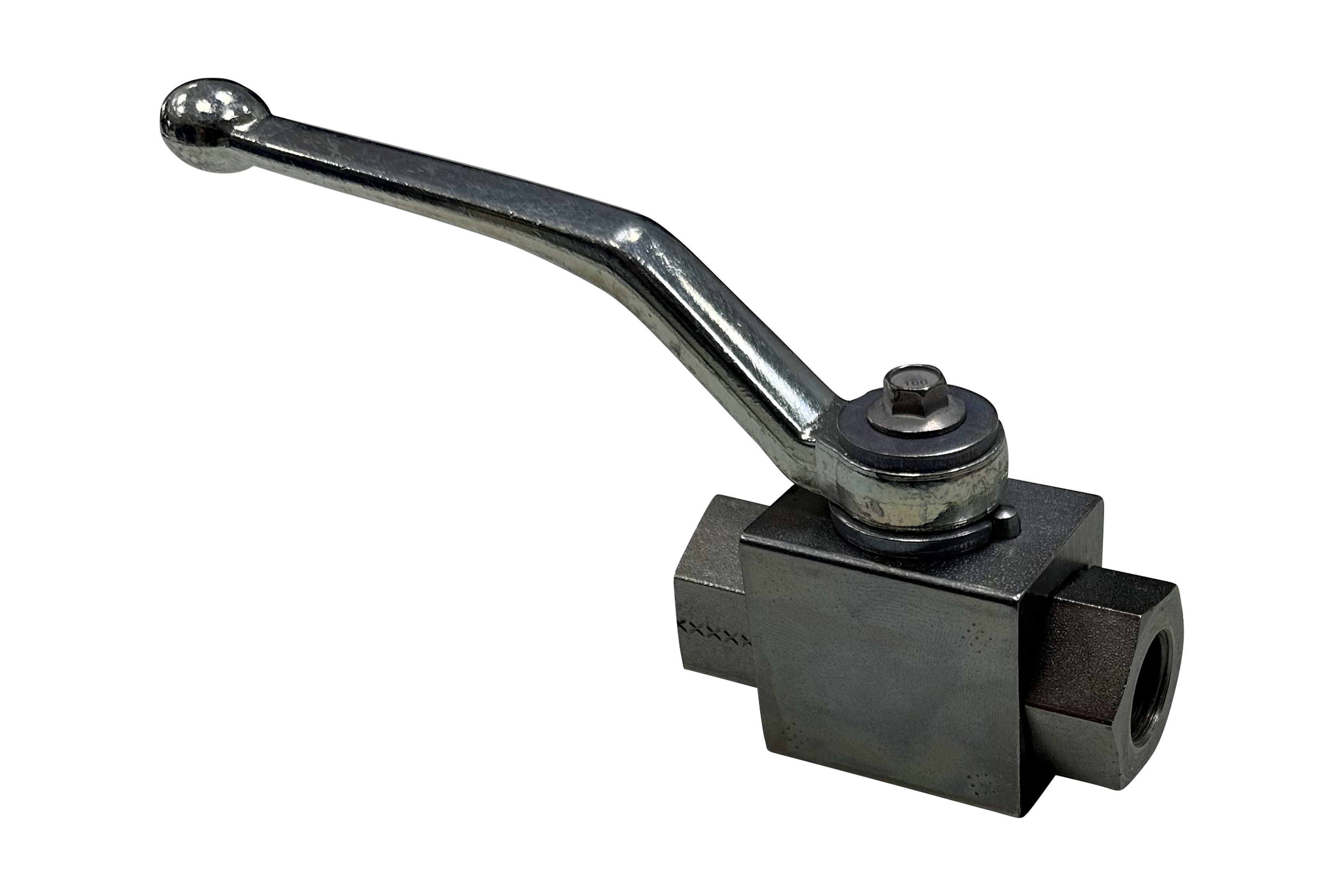 Blockkugelhahn mit Handhebel