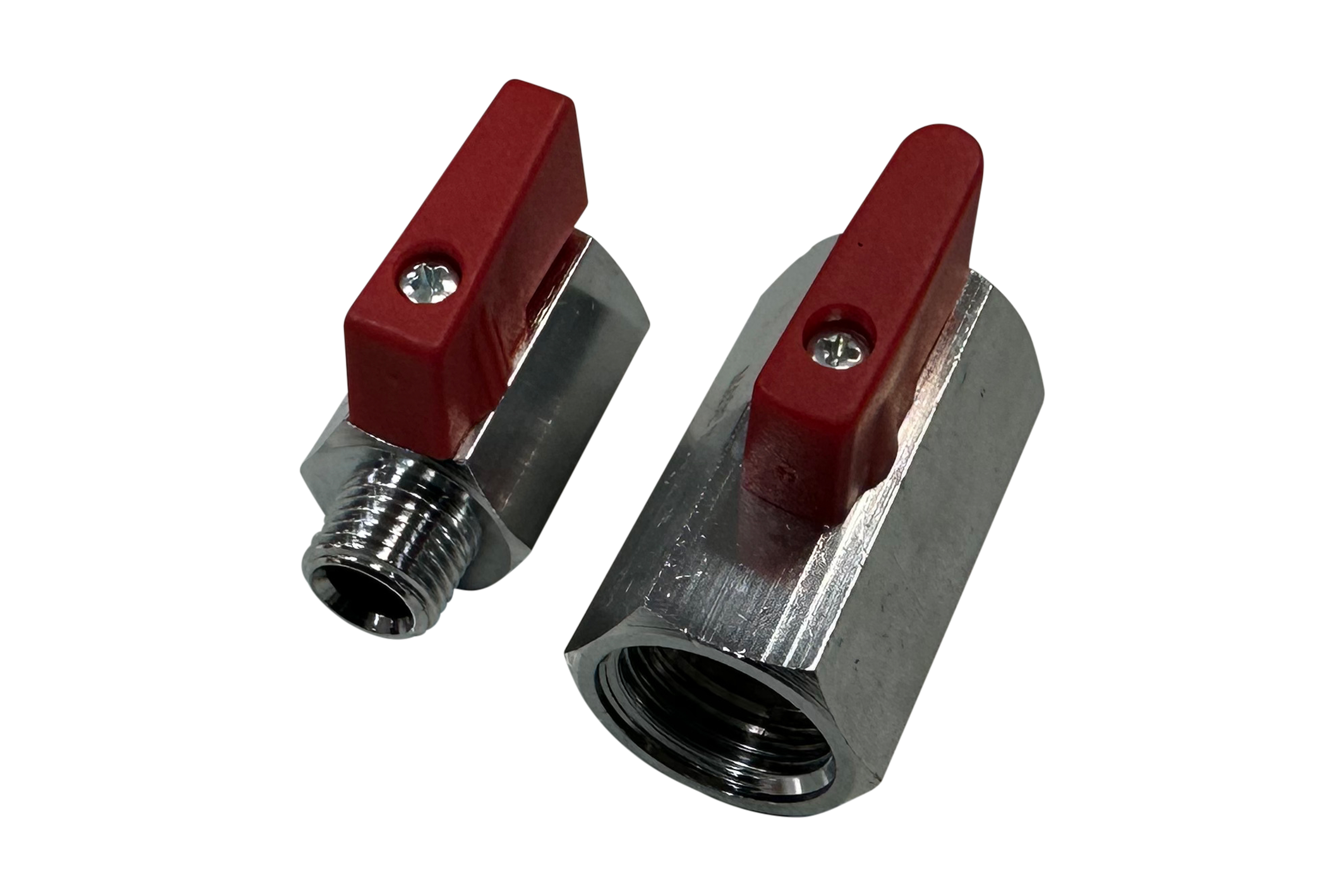 Mini-Kugelhähne mit Knebelgriff einseitig