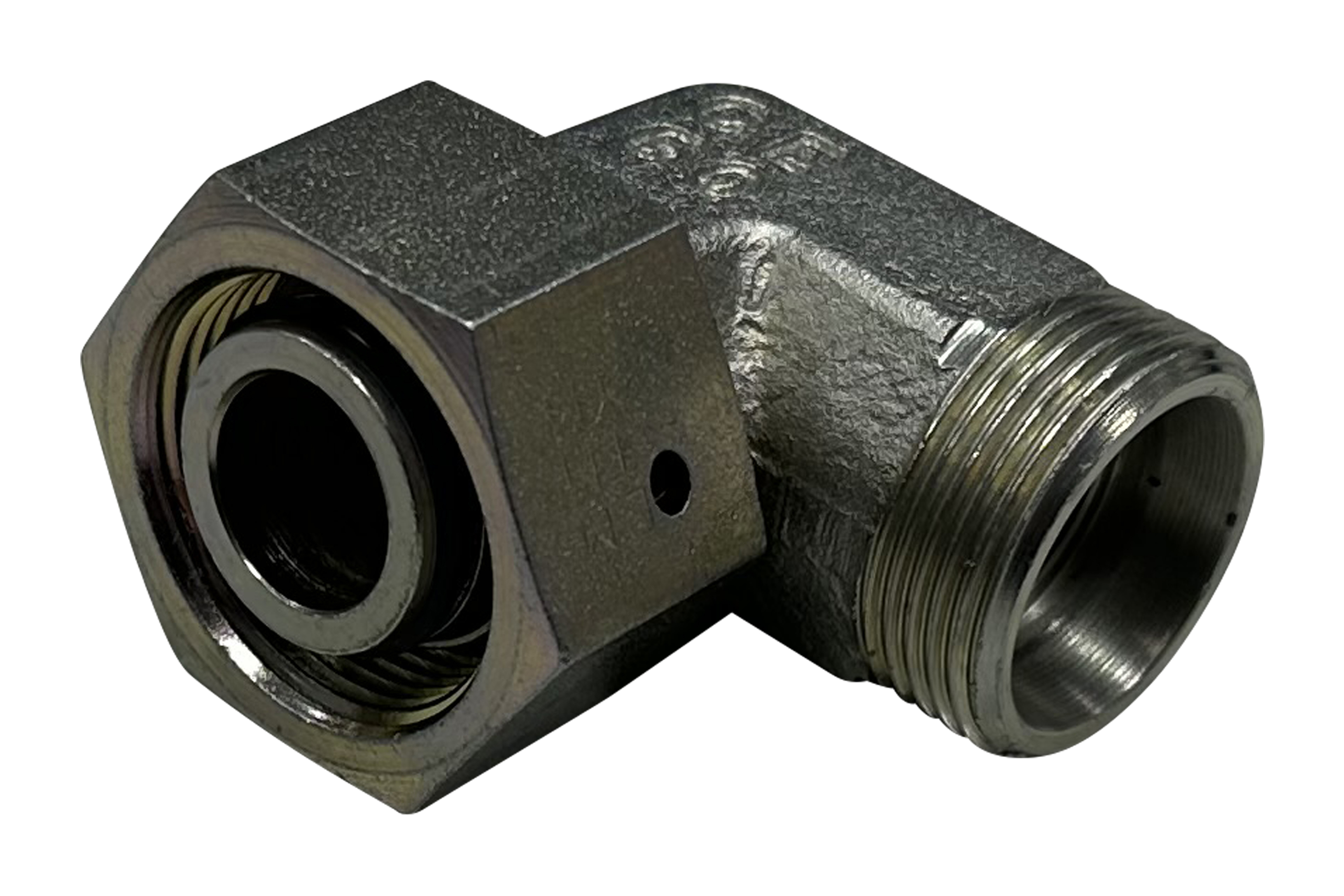 Einstellbarer Winkelstutzen
mit Dichtkegel